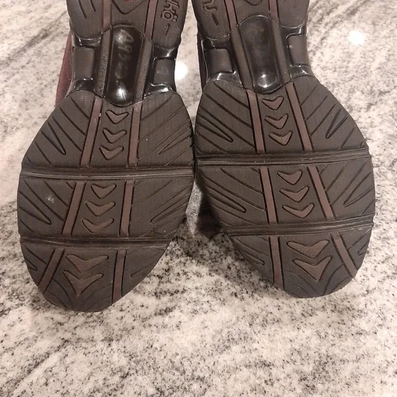 RYKA "Catalyst 3" Burgundy Suede leather Walking Shoes SIZE 9M - Picture 8 of 10